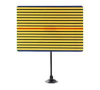 Car Dent Repair Reflector - Acrylic 21×30cm Striped Panel | Professional Auto Body Dent Detection Board With Suction Cup Holder | Car Body Damage Diagnostic Tool For Detailing & Repair Use