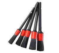 Car Detailing Brush, Ultra Soft Bristle Brushes for Car Cleaning, Car Interior Dusting Brush, 5x Auto Detail Tools Dashboard Cleaning Brush for Wheels, Interior Upholstery, Emblem, Air Vent