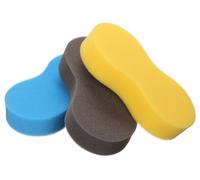 Car Detailing Wash 3 Esponja de Lavado de Coches, 23 x 11 x 4,5 cm, 3 Unidades, Gris, Limpieza y Lavado del Coche, para Interior y Exterior, Yeso de Coche, salpicadero, Limpieza del hogar