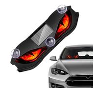 Car Devil Eyes LED Warning Light - Solar Dynamic Triangle | Window Ambient