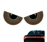 Car Devil Eyes Light - LED Expression Lamp, Automotive Decorative Light, Window Mounted Indicator, Stylish Vehicle | Mood Lighting Accessory, Suitable For Sedan SUV Truck Dashboard Exterior