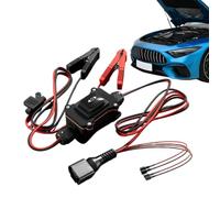 Car Diagnostic Tool - OBD2 Scanner | Engine Light Fault Code Reader | EVAP & Battery System Tester, Start Charge Analyzer, Compact ABS Metal, for Cars Motorcycles Truck SUV