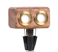 Car Diffuser Bottle, Wooden Hanging Air Freshener Perfume Diffuser, Refillable Aromatherapy Fragrance Bottles, Oil Vent Perfumes Ornament for Car, Home, Offices, Travel, 20g Wood