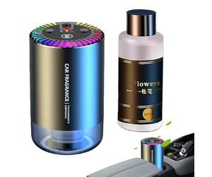 Car Diffuser Freshener, Vehicle Perfume Machine, Aromatherapy Mist Spray, Starry Top Design, Air Fragrance Dispenser for Car Interior, Commute, Road Trips, Daily Driving