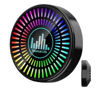 Car Diffuser | Music Rhythm Sound Control Vibrant Light Deodorizer,Outlet Sound Pickup Lamp Design Automatic Car Air Freshener,for Women Men Automotive Hotel Bedroom Home