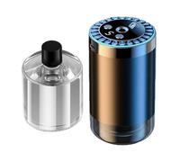 Car Diffuser, Usb Smart Humidifier, 7 Color Led Starry Light Oil Potable with 4.33x2.56inches, Quiet Cool Mist Generator, Aroma Diffuser for Travel, Bedroom, Nursery or Bathroom