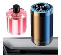 Car Diffuser, Usb Smart Humidifier, 7 Color Led Starry Light Oil Potable with 4.33x2.56inches, Quiet Cool Mist Generator, Aroma Diffuser for Travel, Bedroom, Nursery or Bathroom