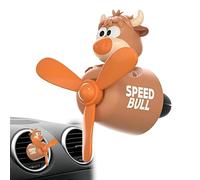 Car Diffusion Ornament, Cute Cow Airplane Vent Freshener System, Automotive Outlet Fragance Clip Decor, Odor Elimination Air Freshening Device, for Driving Commute SUV Truck Road Trip Use