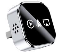 Car Display - Mobile Video Adapter, Wireless Wired Converter for Auto Screen, Real Time Streaming Interface | Smartphone to Vehicle Media Playback Dashboard Entertainment Link Watching Movie TV System