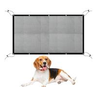 Car Dog Barrier Net Protective Backseat Divider, plegable para mascotas, aislamiento de malla, no resbalón pesado para vehículos de transporte seguro de 116 x 76 cm para viajes por carretera