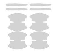 Car Door Handle Sticker | 8 Pieces Transparent Invisible Decal | Car Door Handle Scratch Protector Film | For Automotive Vehicle