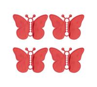 Car Door Latch Cover - 7.2x5.2cm Butterfly Flexible Silicone Anti Collision Cover | Anti Collision Car Door Lock Protector | Strike Protector Set For SUV RV Sedan Pickup Van Trailer Truck Supplies
