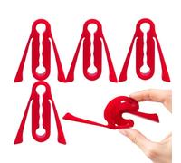 Car Door Latch Cover - Adhesive Protector for Vehicle Strike Plate | Rubber Shock Absorbing Pads with Easy Installation, 4 Piece Kit for Automotive Truck Sedan SUV Noise Reduction Repair Maintenance