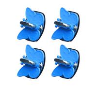 Car Door Latch Cover - Silicone, 4 Piece Butterfly Lock Protector, Flexible Door Latch Guard | Universal Auto Cover for SUV RV Sedan Pickup Van Trailer Truck Vehicle Accessories