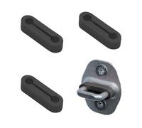 Car Door Latch Protector - 4 Piece Silicone Edge Guard Noise Reduction Cover for Vehicle Door Catch Area | Anti Scratch Cushion Set for Sedan Minivan Truck Daily Commuting Family Travel Use