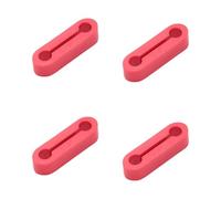 Car Door Latch Protector, Noise Reduction Edge Guard, 1.65x0.39x0.2 Inches Silicone Door Latch Protective Cover, Shock Absorbing Strips for Sedan Minivan Truck, Interior Accessories for Vehicles