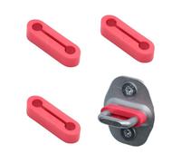 Car Door Latch Protector - Noise Reduction Edge Guard, Silicone Door Latch Protective Cover, Anti Scratch Doors Lock Cover for Sedan Minivan Truck Commuting Urban Riding 1.65x0.39x0.2 Inches