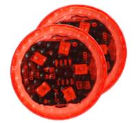 Car Door Lights - 5 LED Flashing Flares Light, USB recargable emergencyy Disc Beacon, impermeable Car Door Warning Safety | Flash Lights For Vehicles Van Truck Decor Travel Accessories