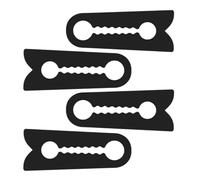 Car Door Lock Damper Buffers - 4 Pcs Universal Silicone Shock Absorber Pads, Quiet Door Stopper & Noise Reduction Deadening Pads for Cars, Trucks, RVs & SUVs, Smooth Doors Closing Automotive Accessory