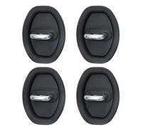 Car Door Lock Latch Cover - Silicone, 4PCS Waterproof Decorative Cover | Automotive Anti-Rust, Noise-Reducing Door Lock Protector, Car Styling Accessories For Most Cars, Sports Style, Vehicle Upgrade