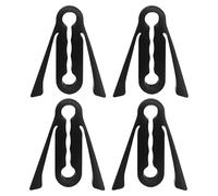 Car Door Lock Protector - 4 Piece Shock Absorption Guard - Reduces Noise Car Door Lock Silicone Protective Pad | for Automotive Garage Outdoor Parking Suv Interior Truck