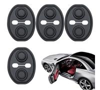 Car Door Lock Silicone Cover - Silicone Protective Guard Stopper | Silent Vehicle Door Pad Stabilizer | Anti Scratch Automotive Cushion Accessory for Car Protection