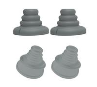 Car Door Shock Absorber - 4 almohadillas de absorción para automóviles | Silicona Noise Reduction Anti Colision Protector | Self Adhesive Trim | Cars DoorClosing Sound Dampening Protection Use
