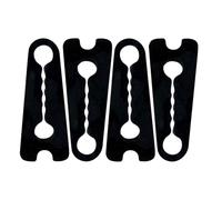 Car Door Shock Absorber - 4 Piece Silicone Set | Car Door Lock Protector Covers | Auto Doors Shock Absorber Pads, Noise Reduction Anti Collision Doors Stop for Cars Garage Parking