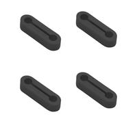 Car Door Shock Absorber Pad - 4-Piece Easy Install Edge Guard Secure Fit | Silicone Car Door Latch Cover Pad - For Sedan Minivan Truck Commuting Urban Riding Family Outings