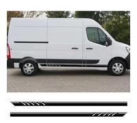 Car Door Side Stickers, For Renault Master 1 2 3 Mk2 MK3 Day Van Camper Motorhome Stripes Decals Conversion Tuning Accessories