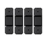 Car Door Slam Stopper, 4 Pieces Magnetic Shock Cushion, Damper Guard Pad | 2.44x0.79x0.59 inches Car Door Latch Protector for Garage Truck SUV Commuting Outdoor Daily Driving, Parking