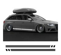 Car Door Sticker Side Skirt Trims Vinyl Decal Stripes Auto Accessories, For Audi A4 B8 B9 B7 8W 8K 8E Avant Quattro Allroad TFSI