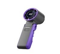 Car Electric Fan Ventilador Portátil Recargable For Exteriores De 3600 MAh, Apto For Mini Ventilador Eléctrico De Mano, Pantalla Digital, Ventilador Turbo De Refrigeración De Aire Plegable De Alta Vel