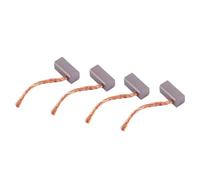 Car Electronic Fan Motor Carbon Brushes 100pcs | J435A Replacement Parts 6x6x12.5mm | Long - Lasting Low Noise Brushes for 12V / 24V Vehicle Cooling Systems