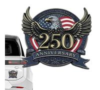 Car Emblem - 3D Eagle Patriotic Adhesive Stickers, 1776-2026 Commemorative Vehicle Badge Rear Emblem, Style Auto Decal for Independence Theme Styling | Exterior Car Decoration