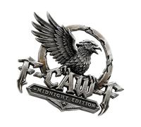 Car Emblem, Self Adhesive Metal Crow Car Sticker Decal, Auto Badge