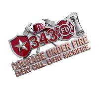 Car Emblems and Badges, Firefighter Car Emblem, Truck Badge
