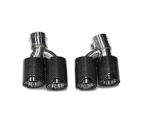 Car Escape Tubo Para G30 G31 535i 528i 530i 2018-2025 Punta Escape Cuatro Puertas Silenciador Fibra Carbono 5 Puntas Silenciador Cola