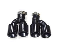 Car Escape Tubo Para G30 G31 535i 528i 530i 2018-2025 Punta Escape Cuatro Puertas Silenciador Fibra Carbono 5 Puntas Silenciador Cola