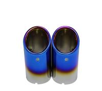 Car Escape Tubo Silenciador Tubo Escape Trasero Carbono Coche 75 Mm Para VW CC 2012-2015 Para Passat 1.8T 2.0T Para Tiguan 2011-2015 Silenciador Cola