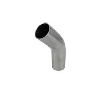 Car Escape Tubo Tubo Escape Automóvil 51 Mm 63 76 Diámetro Exterior Soldadura A Tope Codo 45 Grados Tubería Sanitaria Acero Inoxidable 304 Silenciador Cola