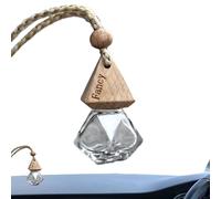 Car Essential Oil Diffuser - Hanging Car Diffuser Bottle | Refillable Cars Essential Oil Diffusers, Empty Glass Perfume Diffusers Bottle Aromatherapy Pendant Decoration
