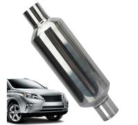 Car Exhaust Muffler - Car Exhaust System Muffler Pipe, Stainless Steel Resonator | Automotive Replacement Pipes for Reduce Engine Noise Sport Racing Trucks Vehicles