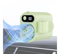 Car Fan | 100 Speeds Personal Cooler with Digital Display | 360-Degree Rotation Clip on Fan | for Home Bedroom Stroller Cart Camping Hiking Fishing Beach Trip