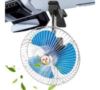 Car Fan - 24 V Auto Oscillating Clip On Cooling Fan For Vehicles