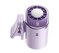 Car Fan - 360 Degree Rotation Clip On Personal Cooling Fan | Portable Umbrella Car Clip Fans For Traveling Fishing Jobsite Camping Road Trip Beach Men Women Teens Adults Rechargeable