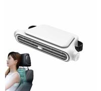 Car Fan for Driver and Passenger's Seat,Car Seat Fans for Backseat Rear Facing,Portable Car Mounted seat Back Cooling Fans with 3 Adjustable Wind Speeds,USB Plug-in Headrest Cooling Fan (White)