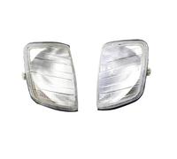Car Faros 1 Par Luces Estacionamiento Esquina Luces Señal Giro para Benz para W124 Clase E 1985-1990 1991 1992 1993 1994 1995 1248260043 1248260743 1248260143 Faro Principale Fari(Transparent)