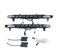 Car Faros 2 Luces LED Circulación Diurna 12 V para Q7 2010 11 12 13 2014 2015 Dinámicas Amarillas con Función Señal Giro DRL Impermeable Coche Lámpara Antiniebla Faro Principale Fari