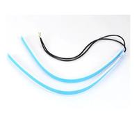Car Faros 2 Luces LED DRL 12 V para Circulación Diurna Coche Tira Flexible E Impermeable Faros Delanteros Blancos, Intermitentes Luces Freno Amarillas Faro Principale Fari(Ice Blue To Yellow,60cm)
